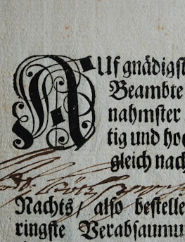 Selo goético em pergaminho